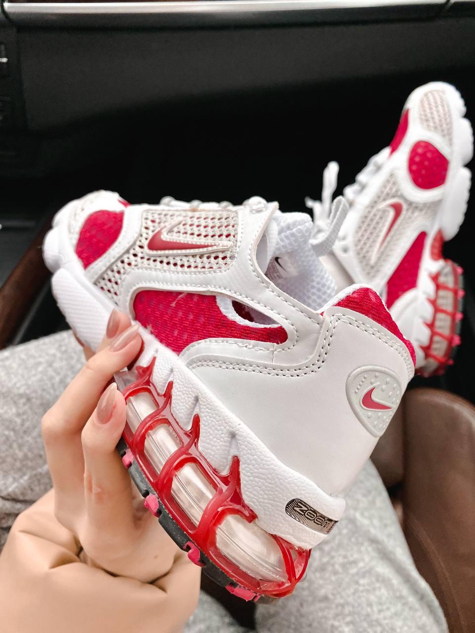 Nike X Stussy Air Zoom Spiridon Cage 2 White Red
