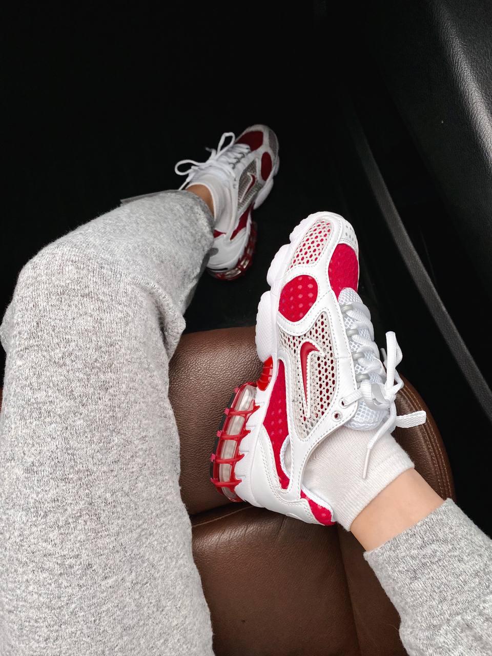 Nike X Stussy Air Zoom Spiridon Cage 2 White Red