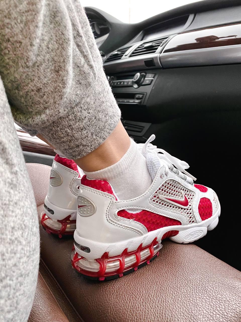 Nike X Stussy Air Zoom Spiridon Cage 2 White Red