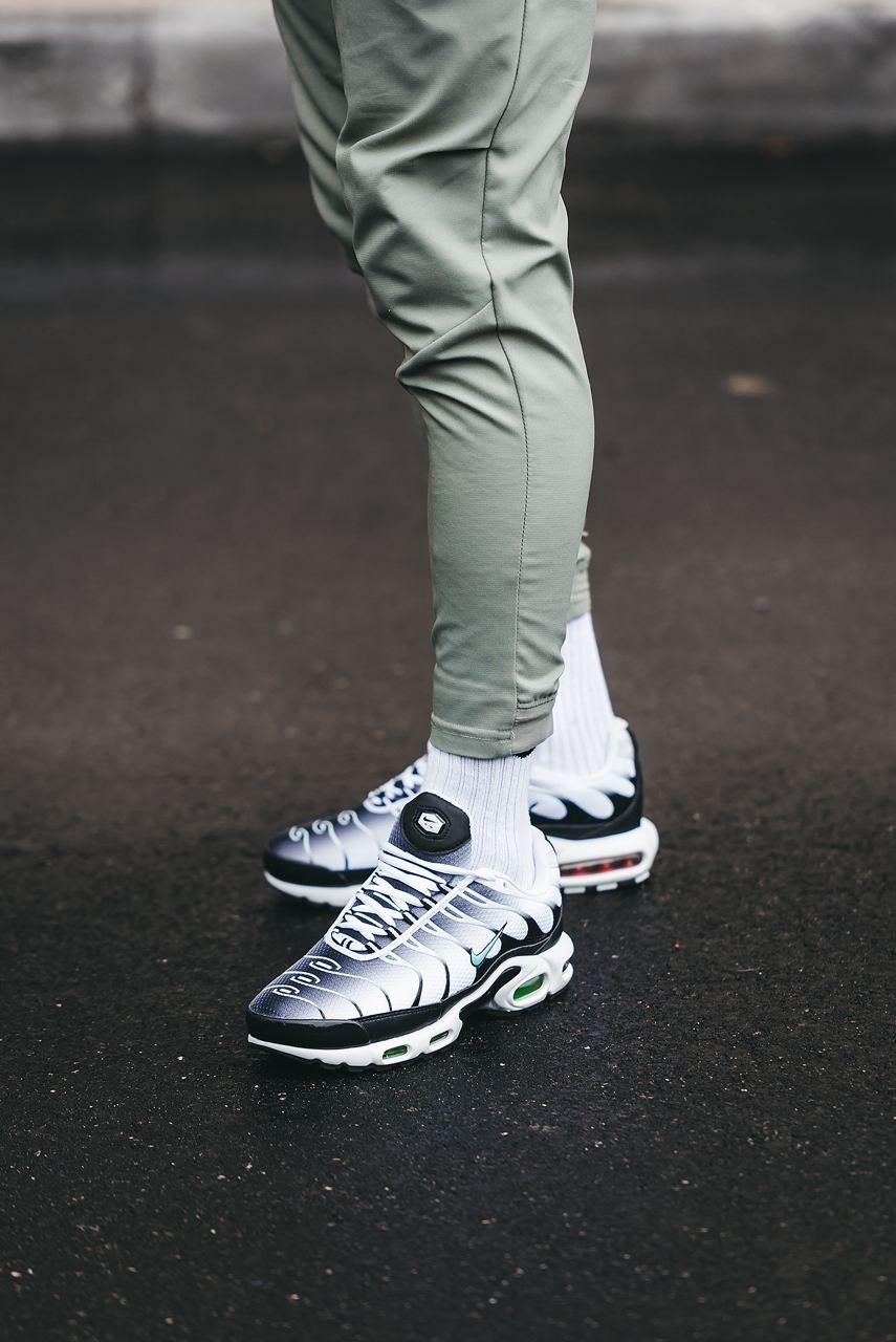 Nike Air Max Plus TN Black White Green