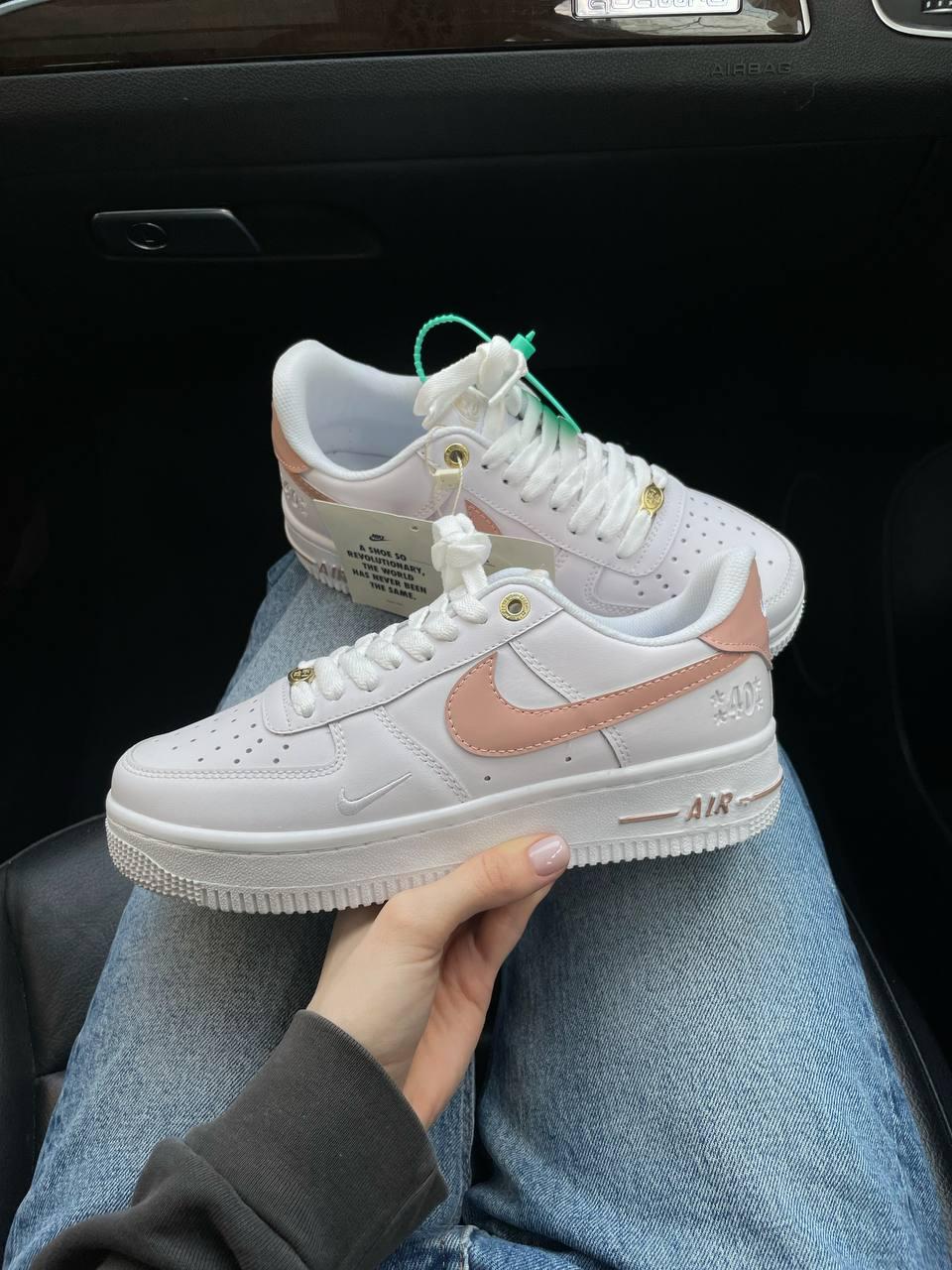 Nike Air Force 1 White Pink v2
