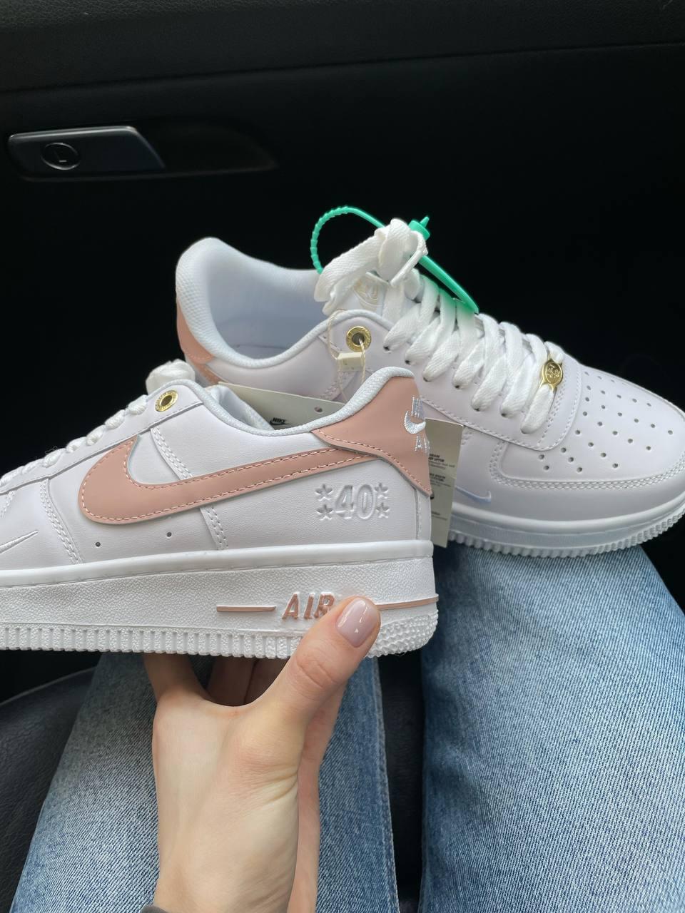 Nike Air Force 1 White Pink v2
