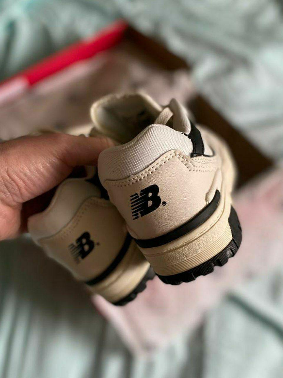 New Balance 550 Beige Black Grey
