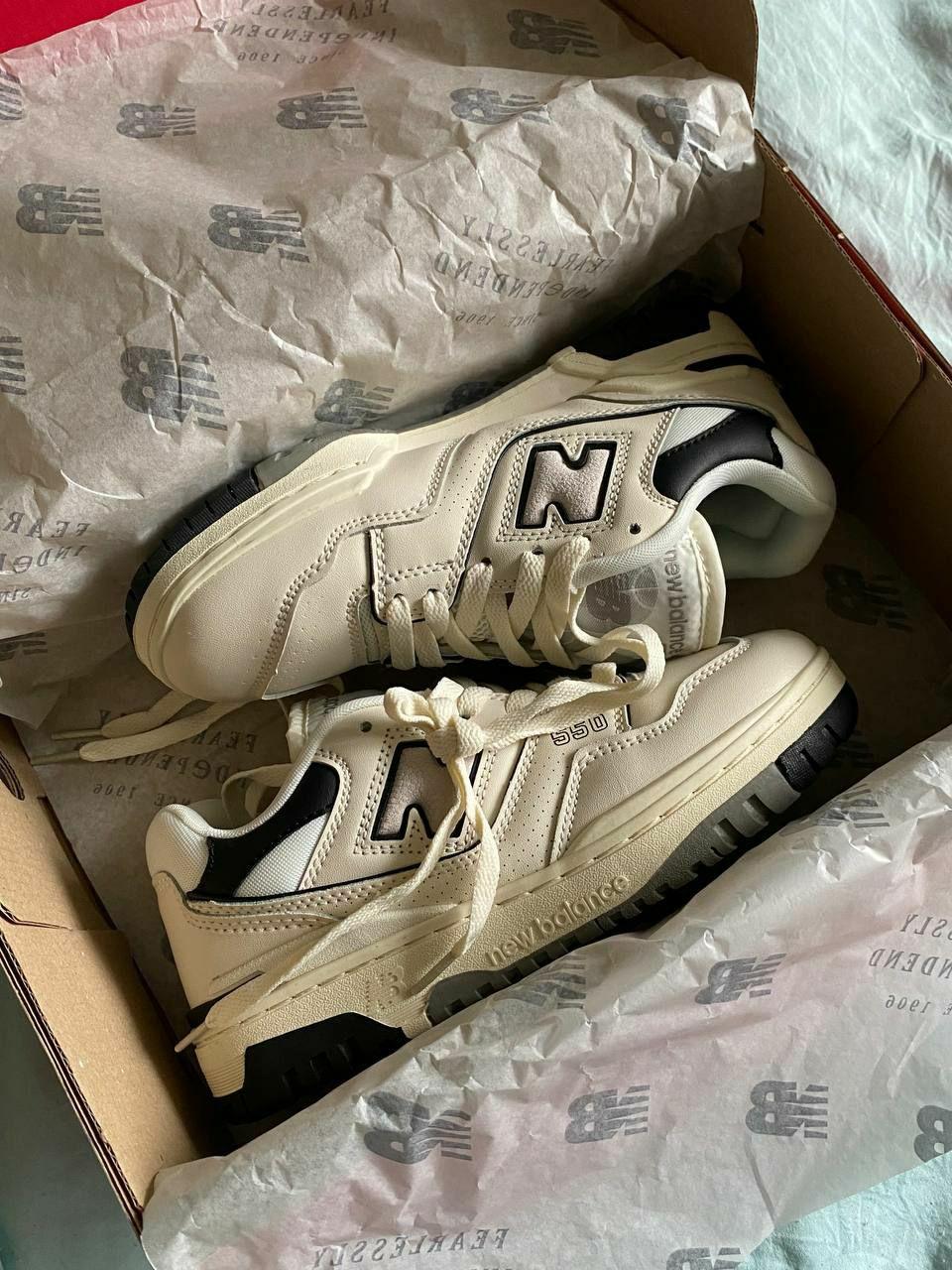 New Balance 550 Beige Black Grey