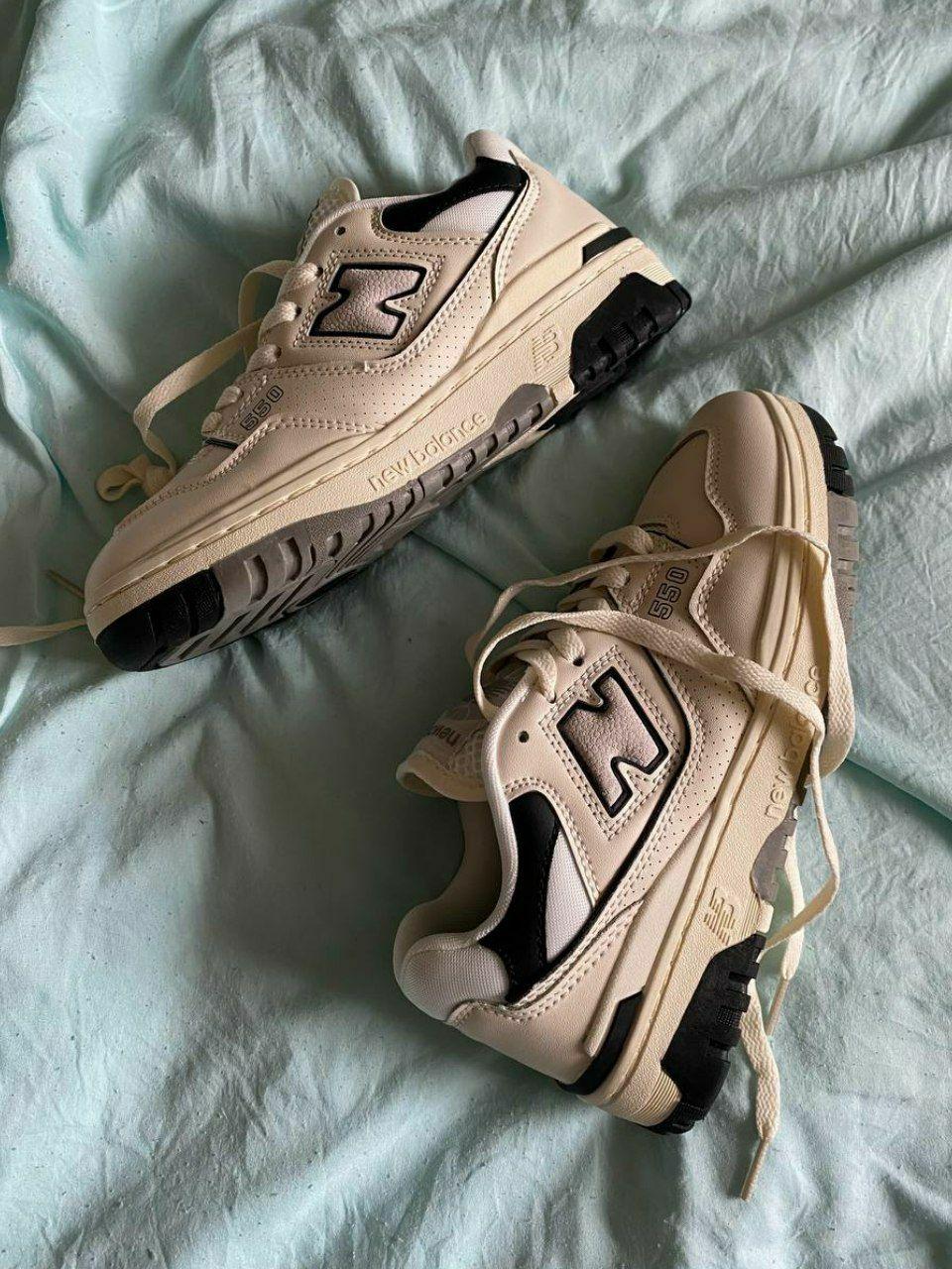 New Balance 550 Beige Black Grey