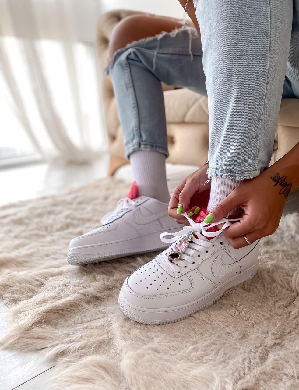 Nike Air Force 1 White Red 3