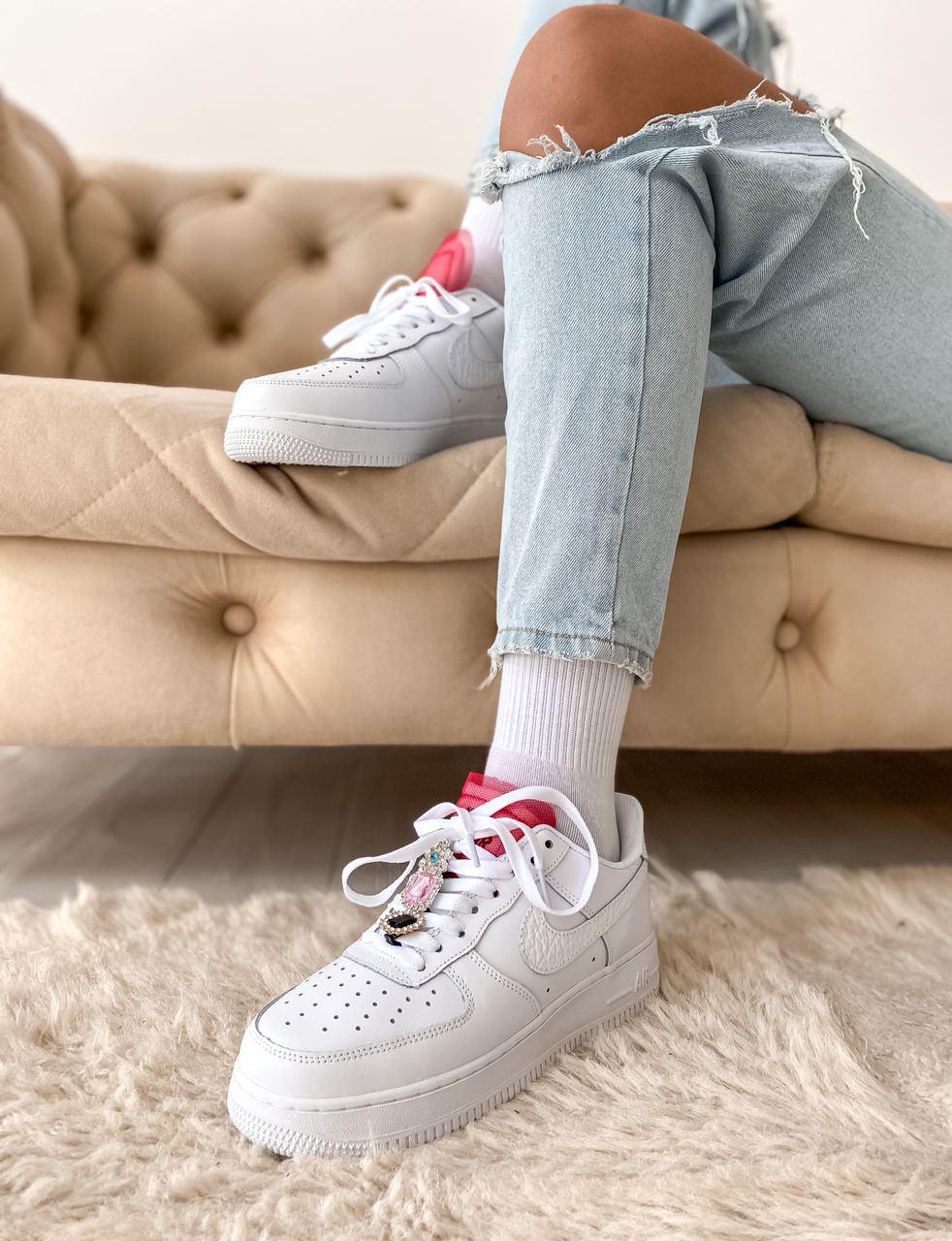 Nike Air Force 1 White Red 3