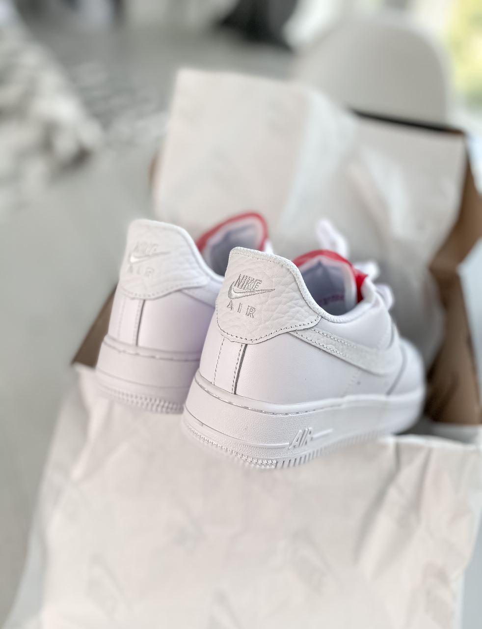 Nike Air Force 1 White Red 3