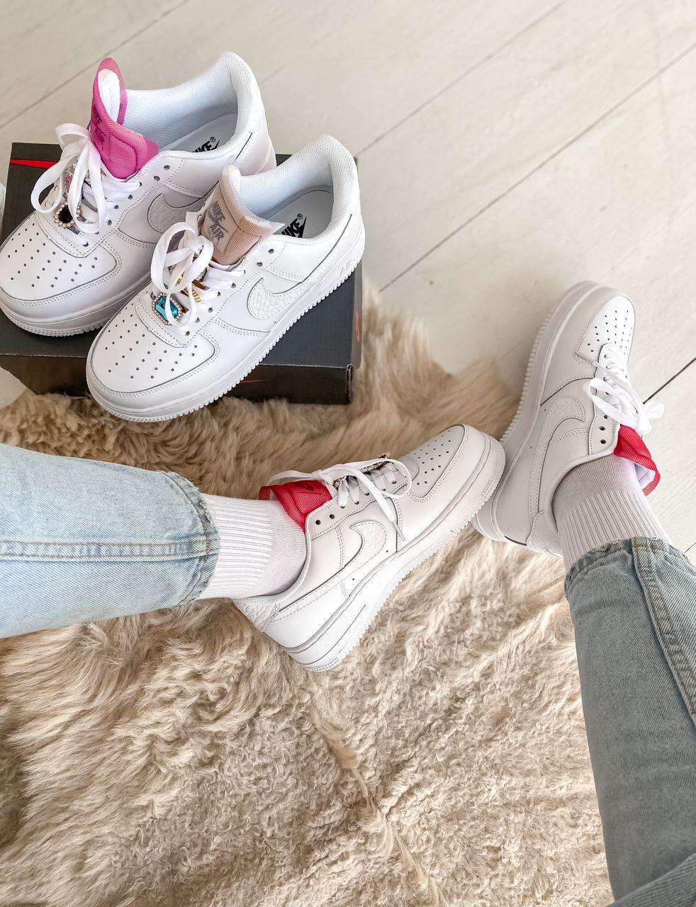 Nike Air Force 1 White Red 3