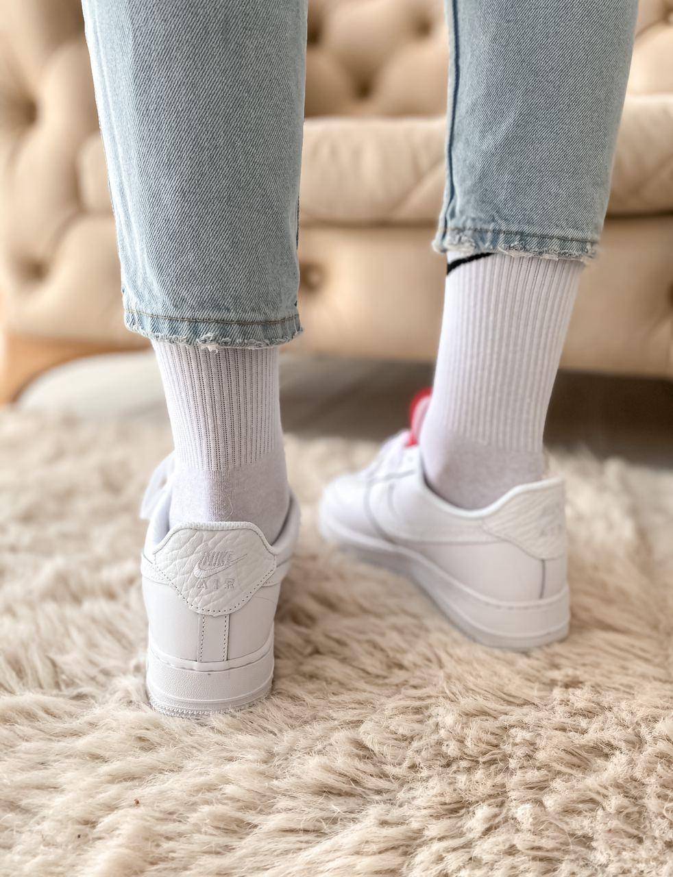 Nike Air Force 1 White Red 3