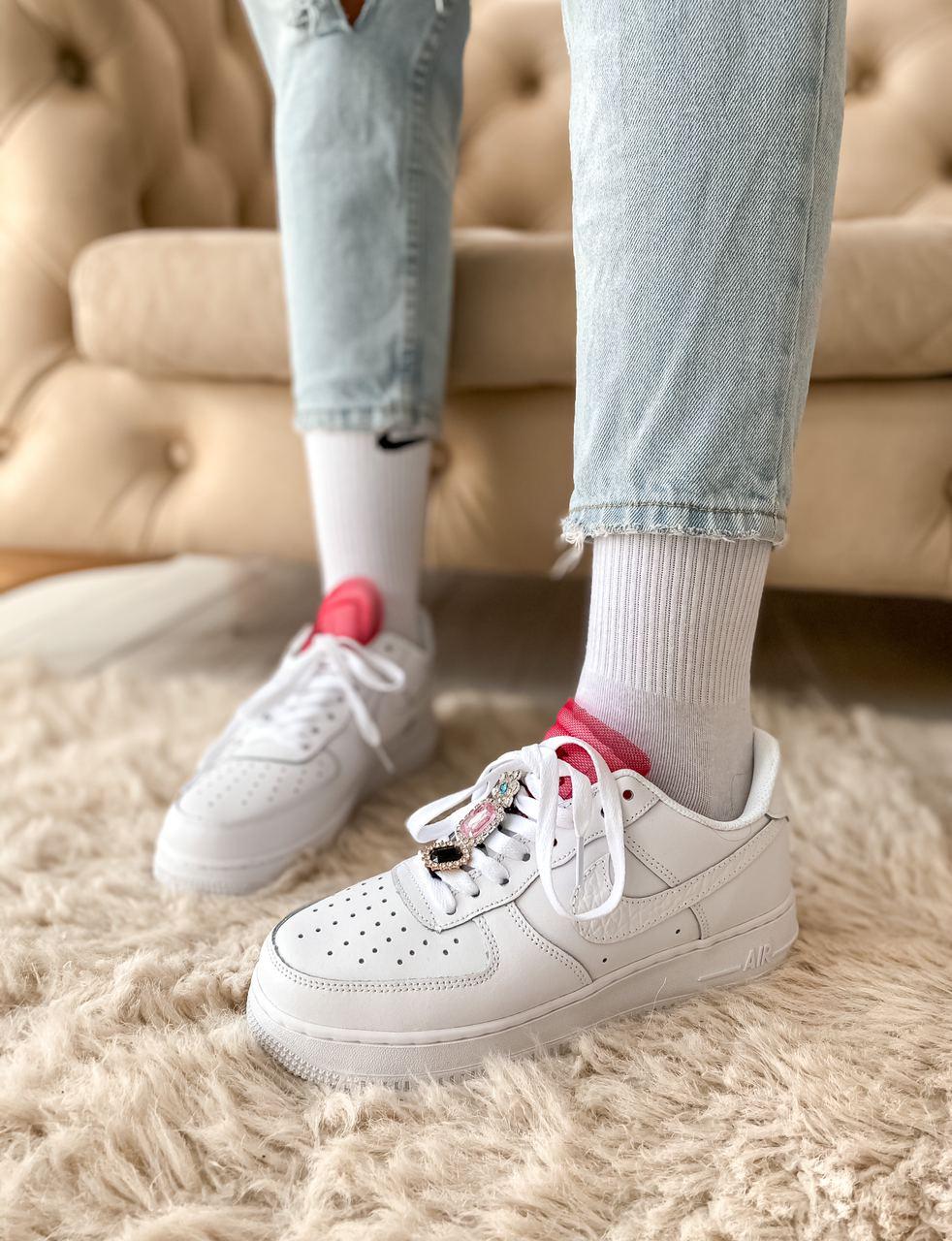 Nike Air Force 1 White Red 3