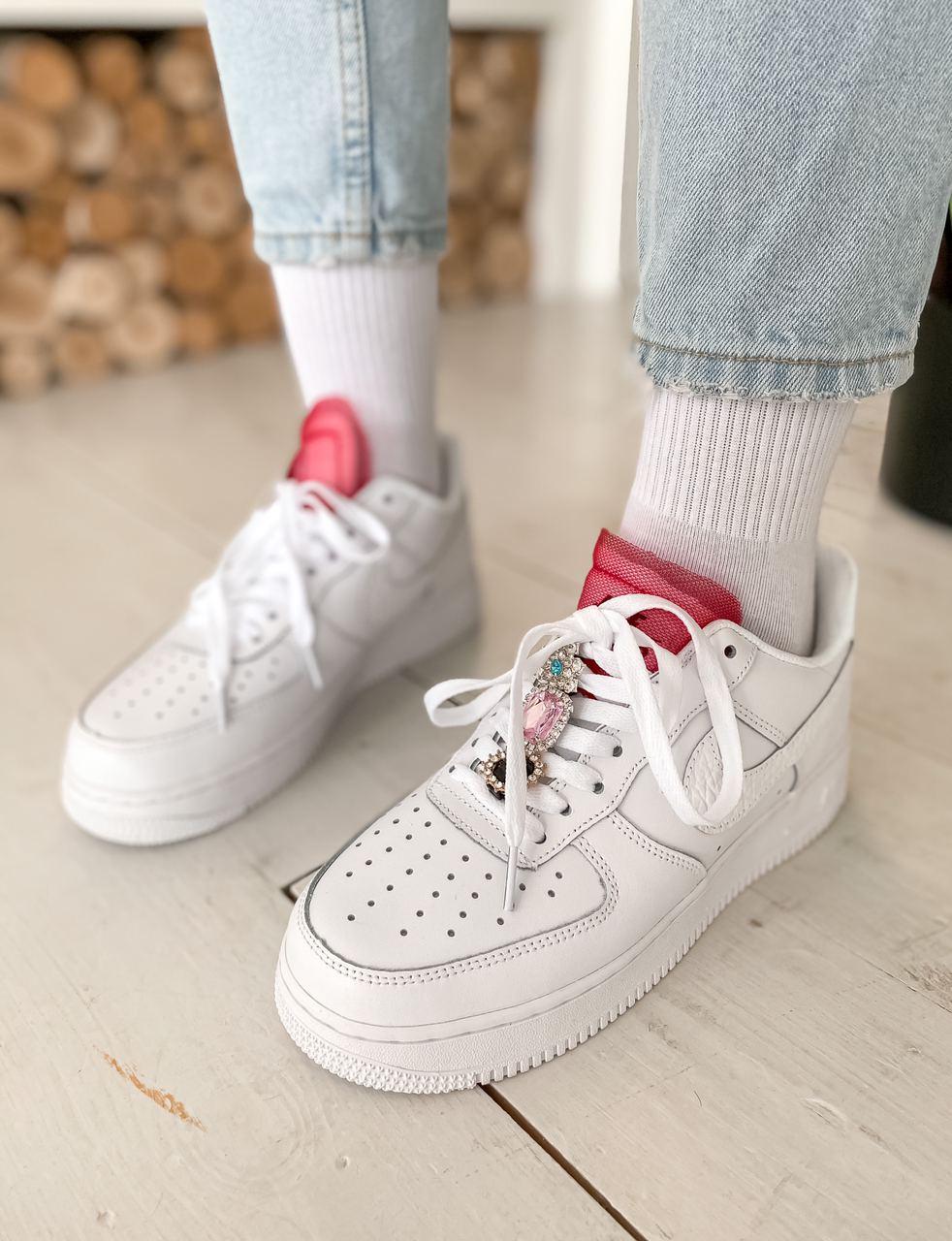Nike Air Force 1 White Red 3