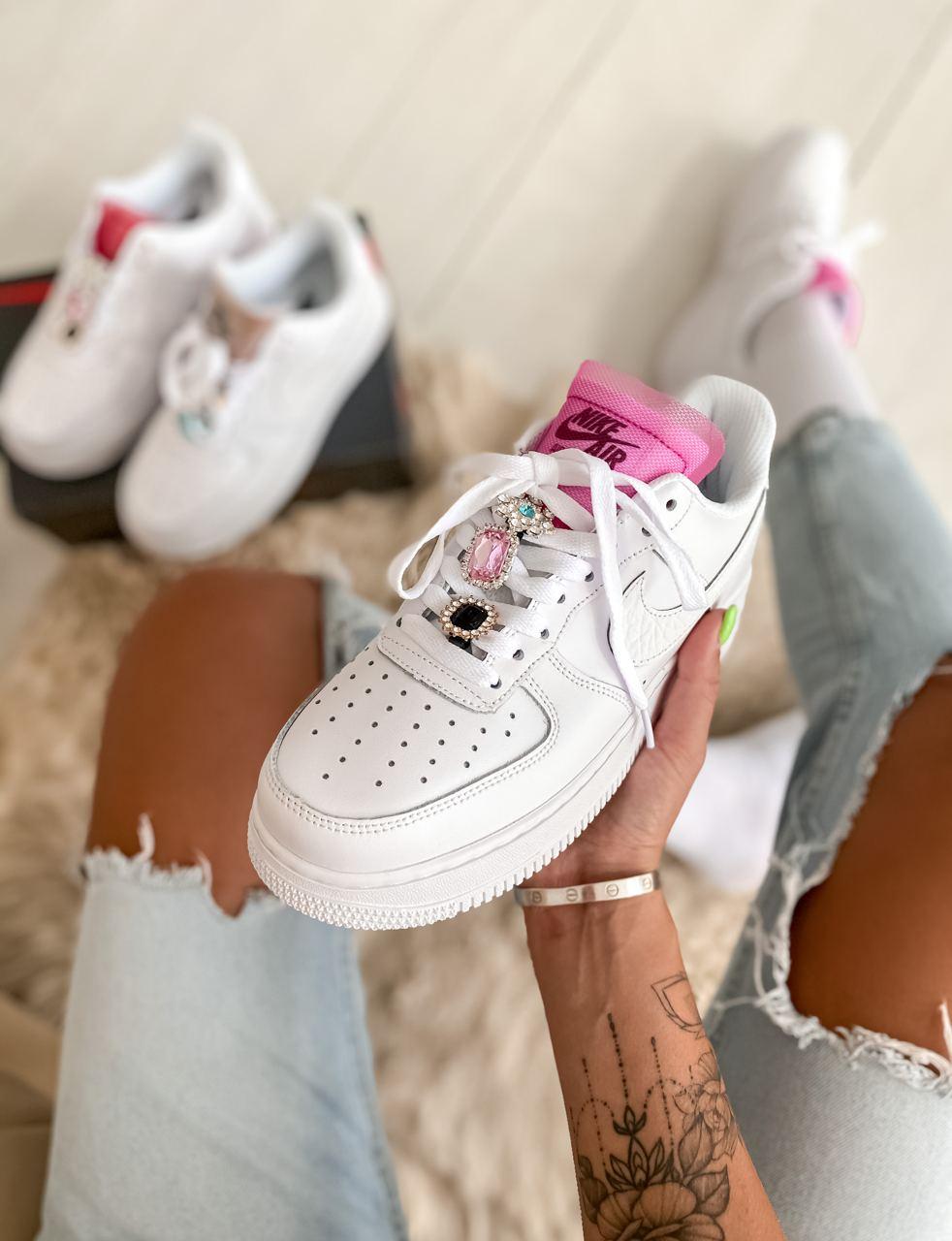 Nike Air Force 1 White Pink 1