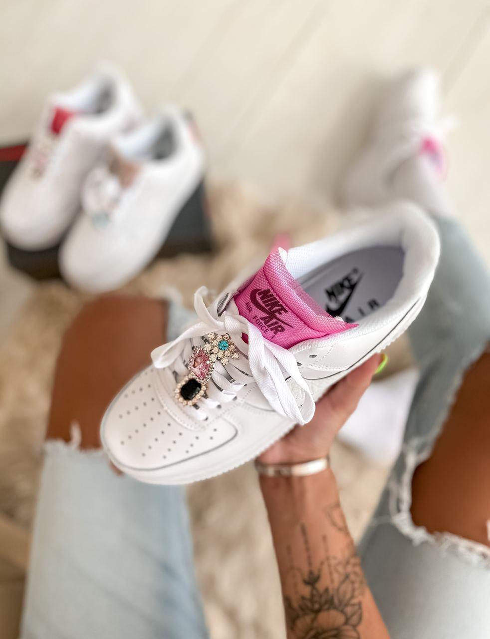 Nike Air Force 1 White Pink 1
