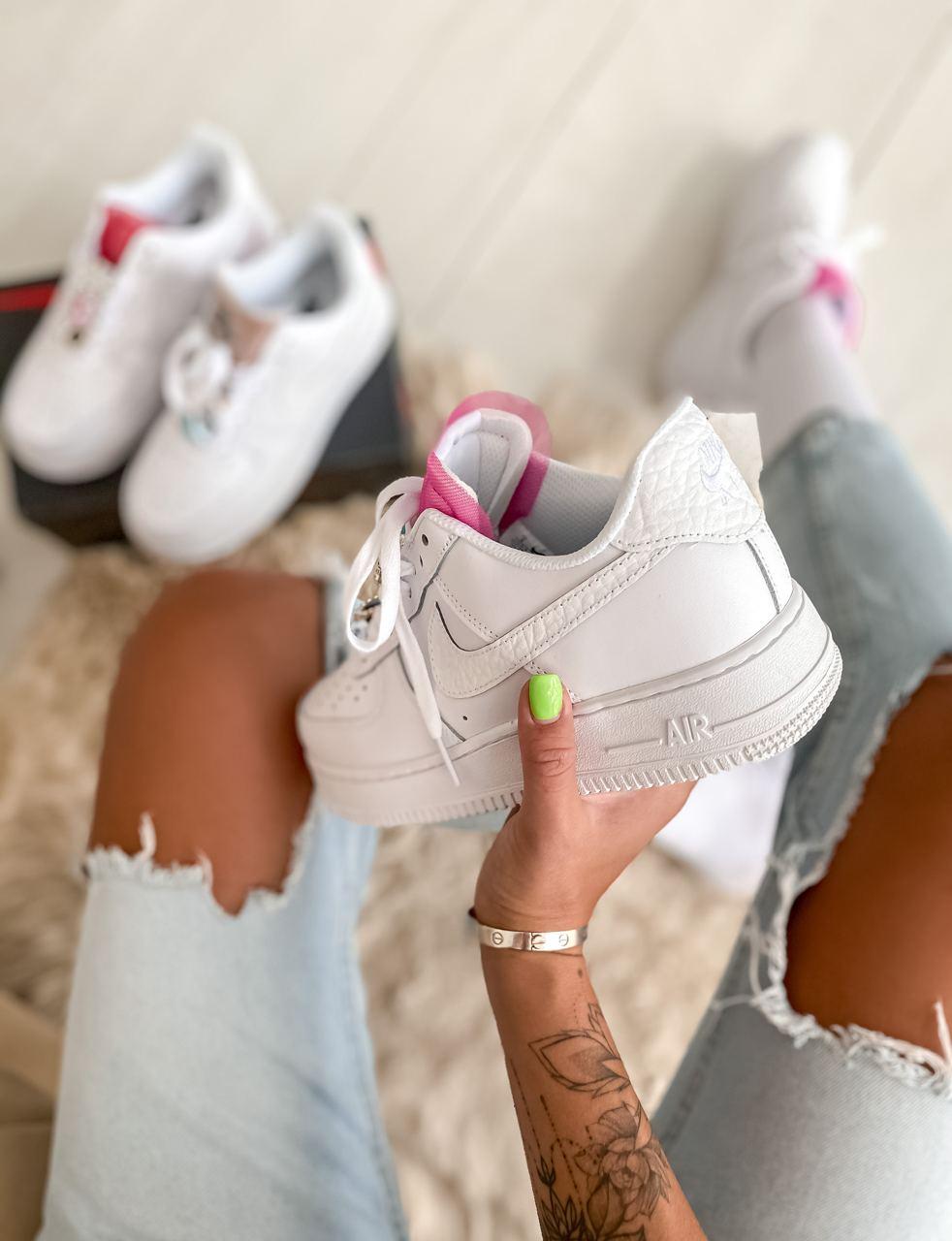 Nike Air Force 1 White Pink 1