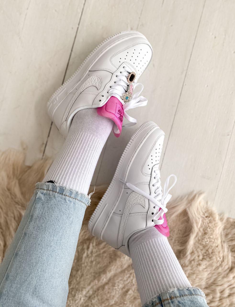 Nike Air Force 1 White Pink 1