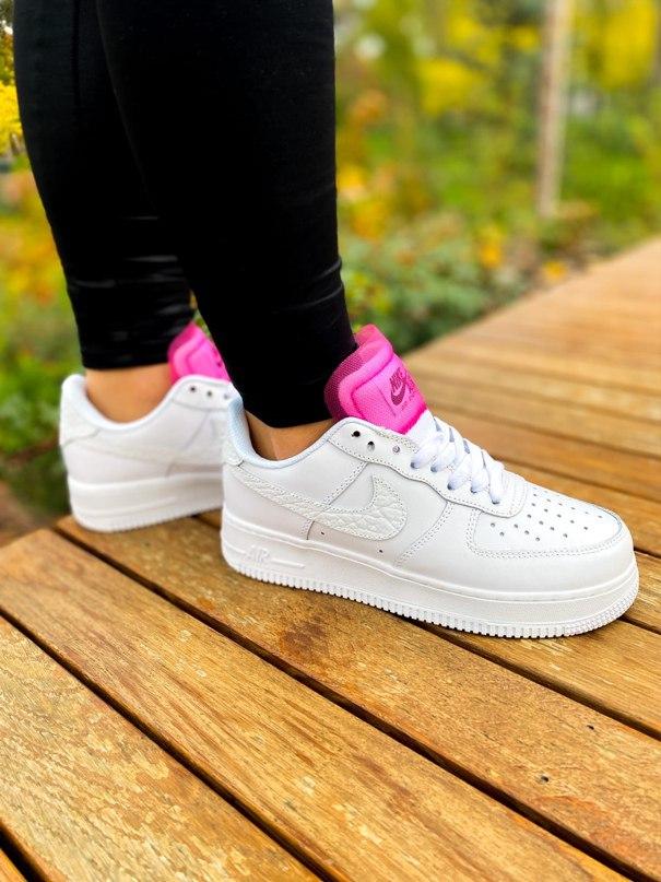 Nike Air Force 1 White Pink 1