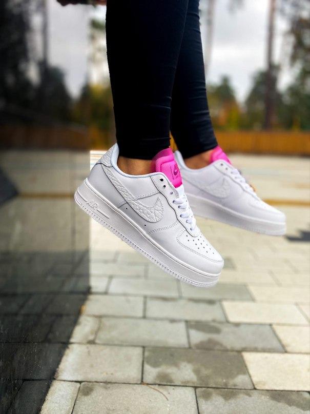 Nike Air Force 1 White Pink 1