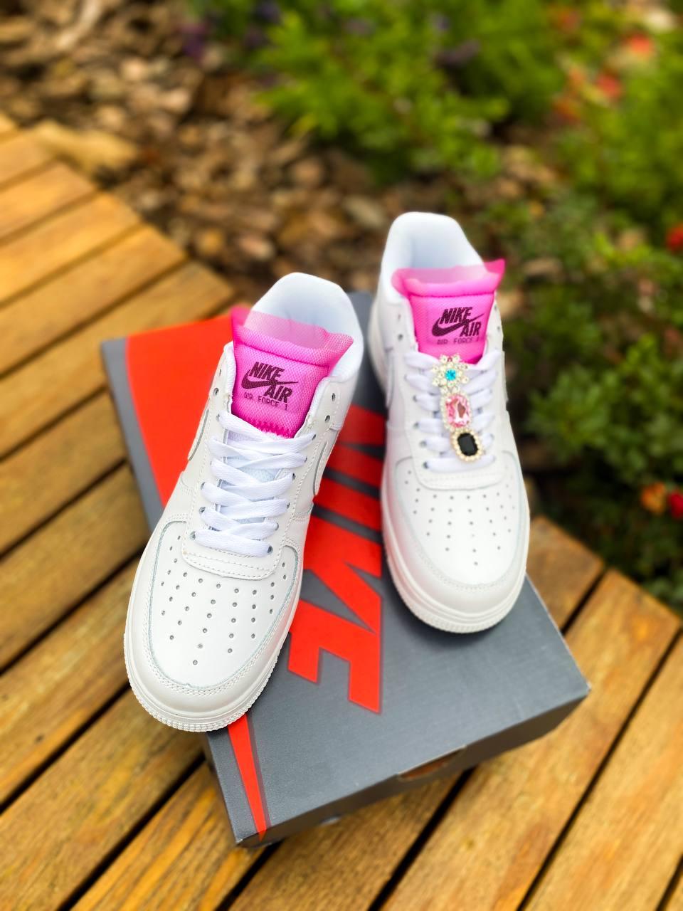 Nike Air Force 1 White Pink 1