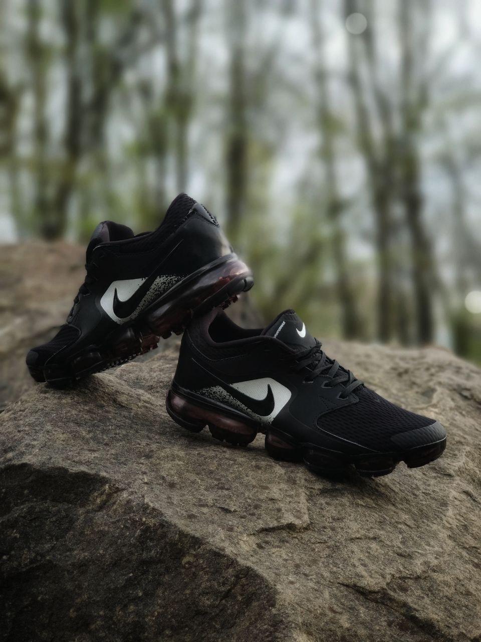 Nike Vapor Max Black «White Logo» 2