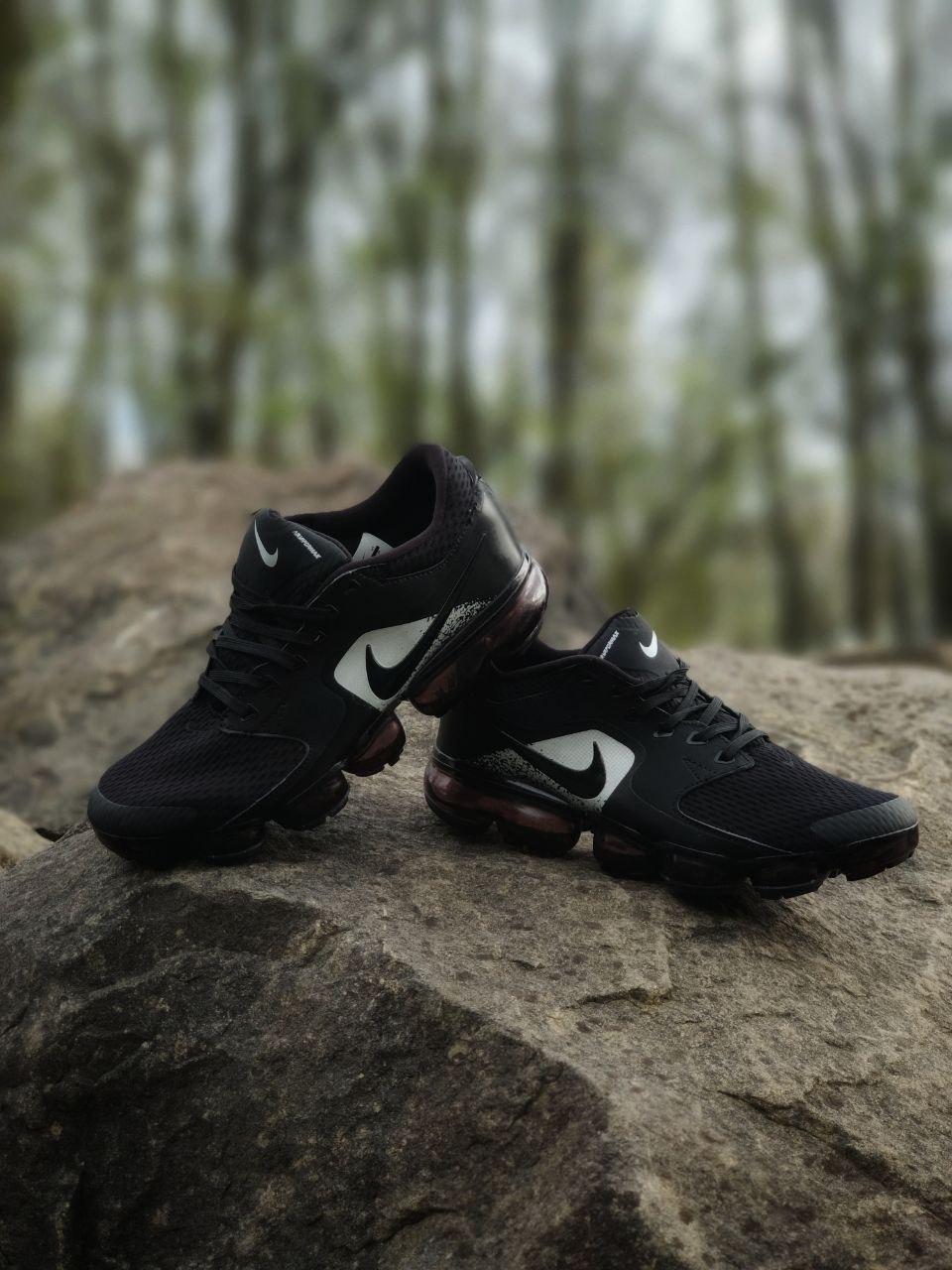 Nike Vapor Max Black «White Logo» 2