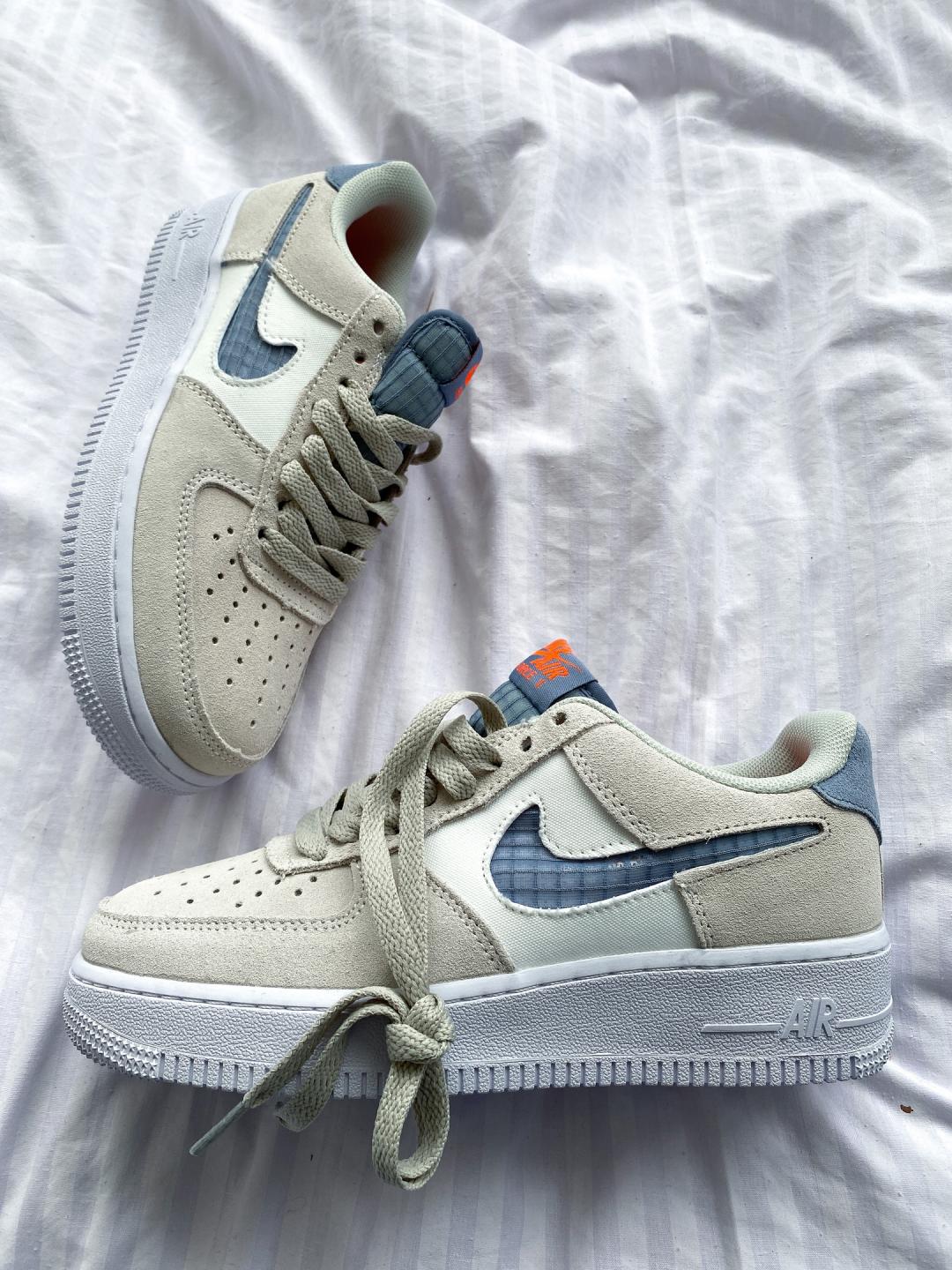 Nike Air Force 1 Beige White 3