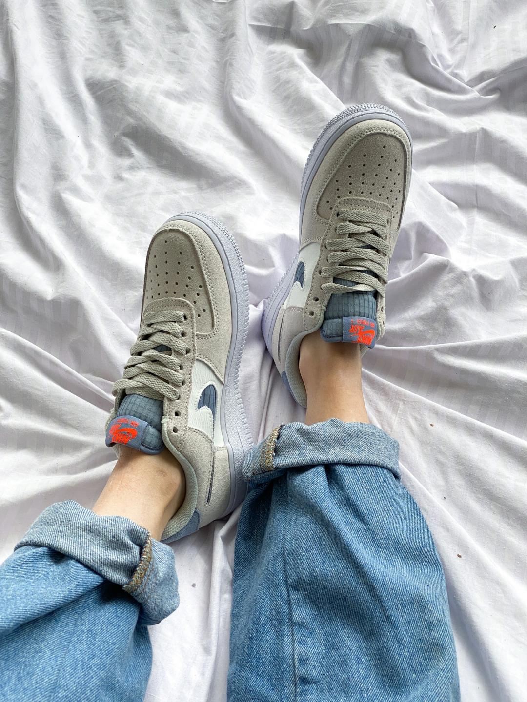 Nike Air Force 1 Beige White 3