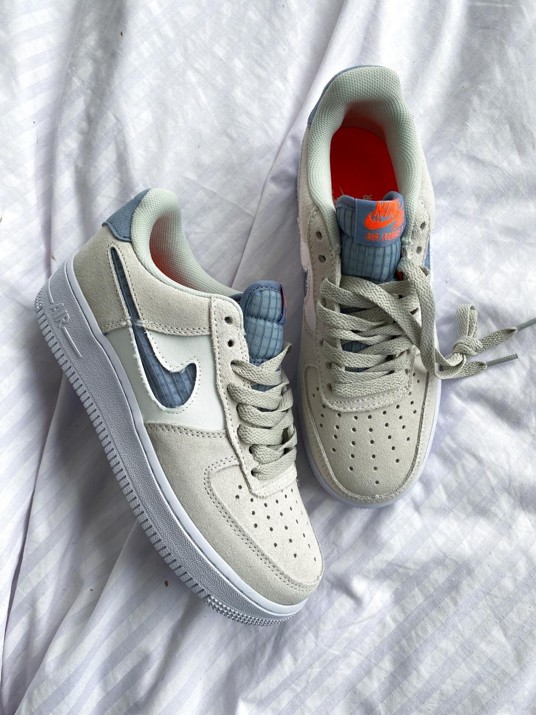 Nike Air Force 1 Beige White 3