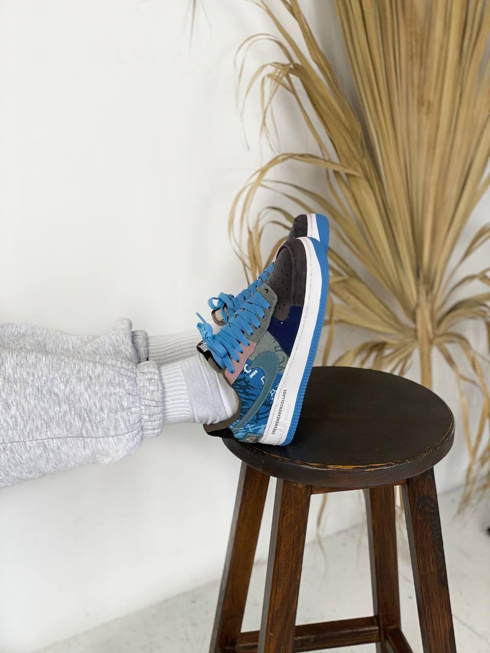 Nike Air Force 1 Blue White 1