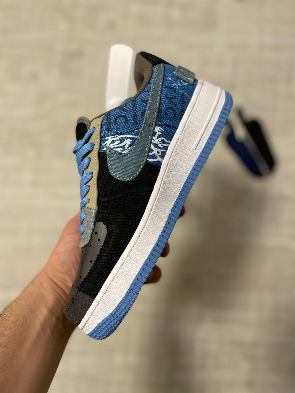 Nike Air Force 1 Blue White 1