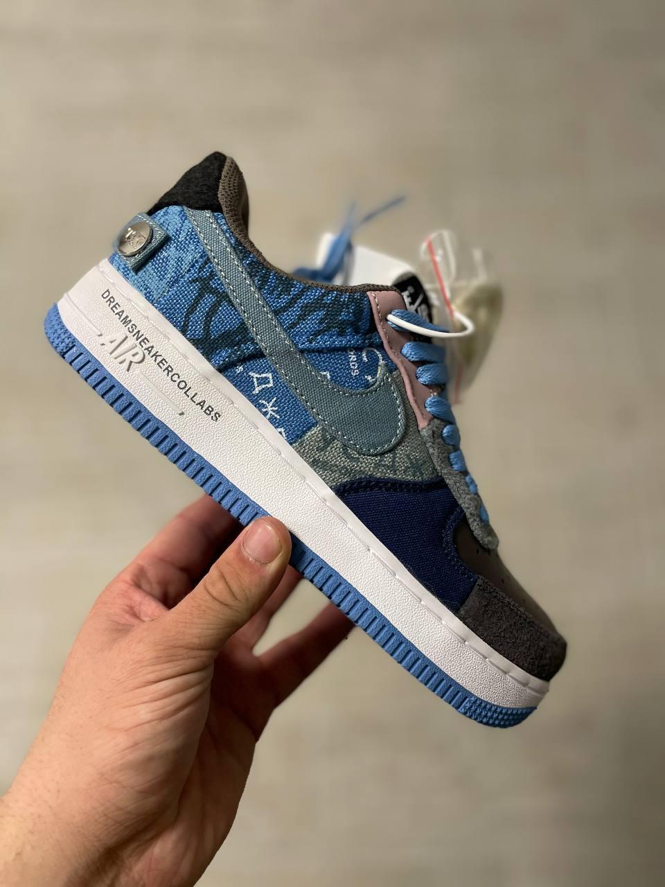 Nike Air Force 1 Blue White 1