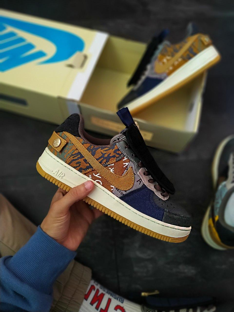 Nike Air Force 1 Brown White
