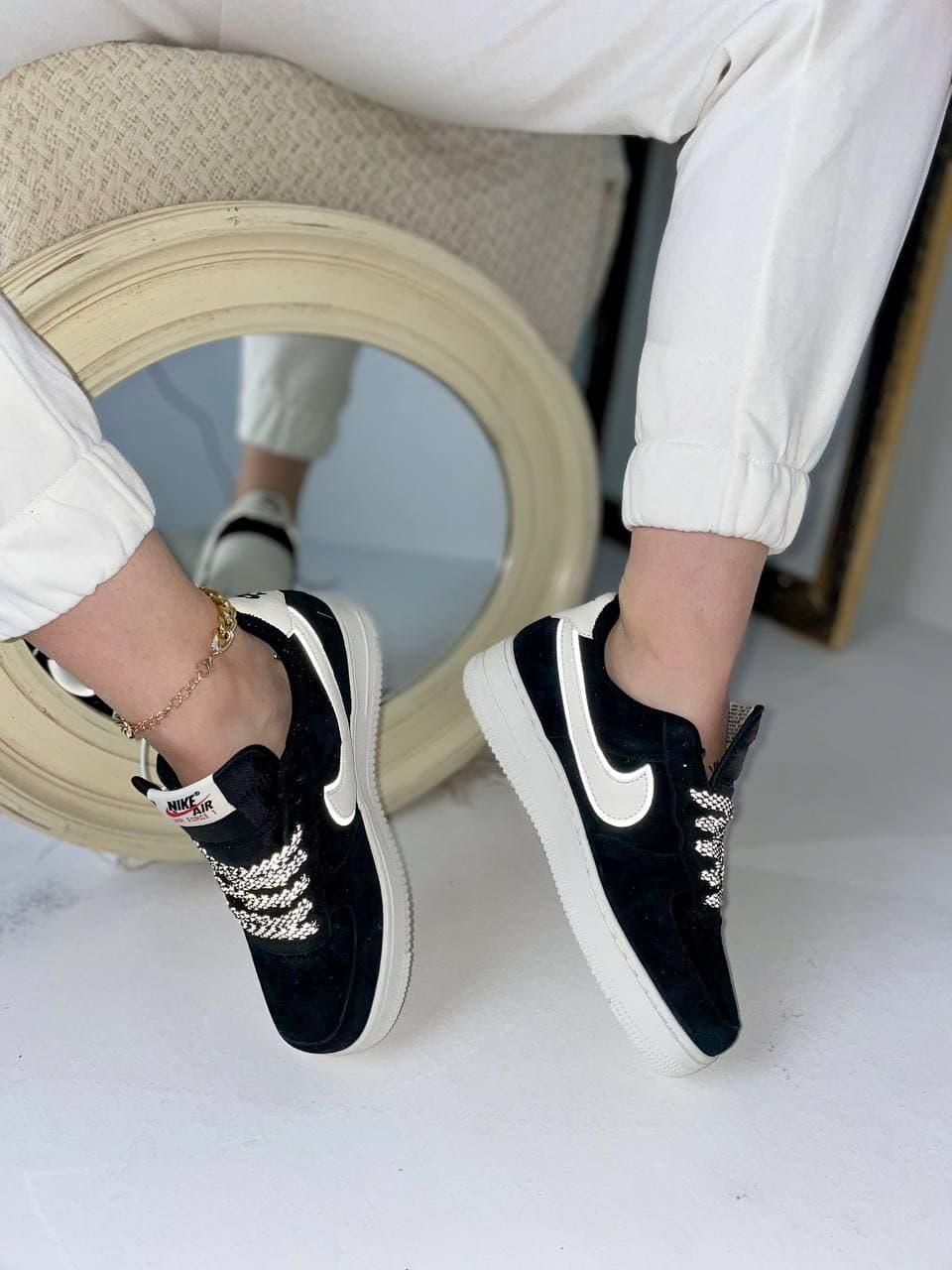 Nike Air Force 1 Black White 8