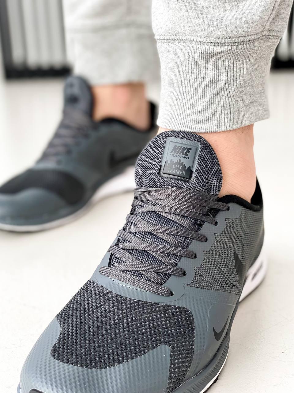 Nike Zoom Grey White «Black Logo»