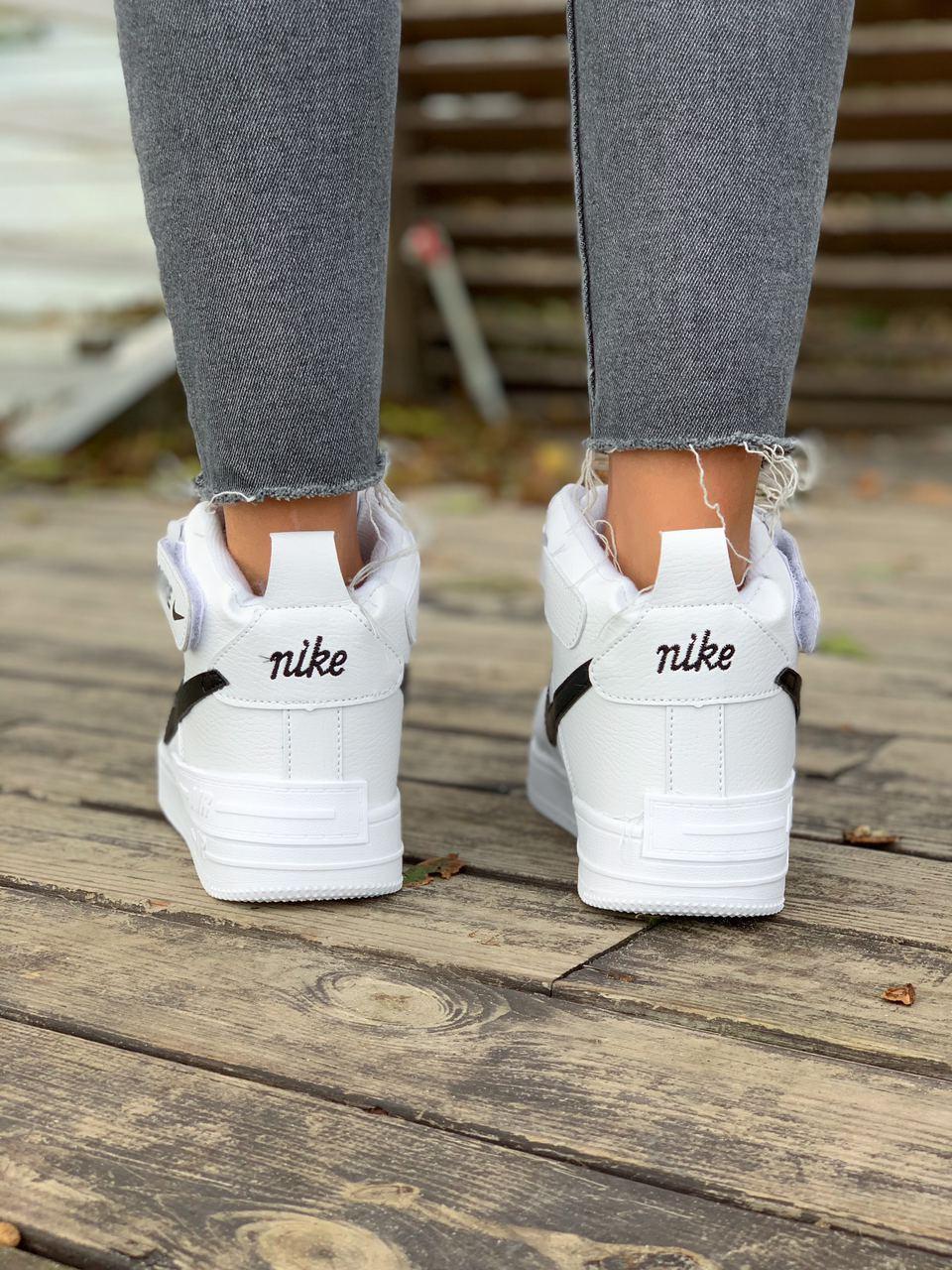 Nike Air Force Shadow White «Black Logo»