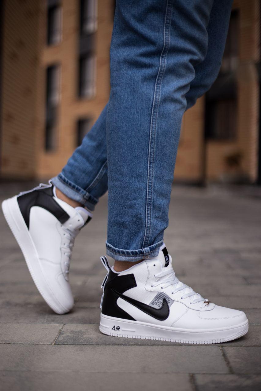 Nike Air Force 1 Black White v2