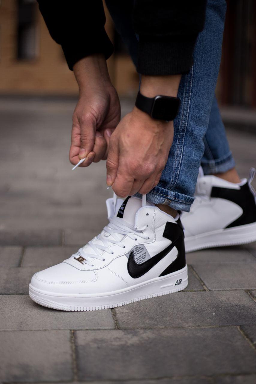 Nike Air Force 1 Black White v2