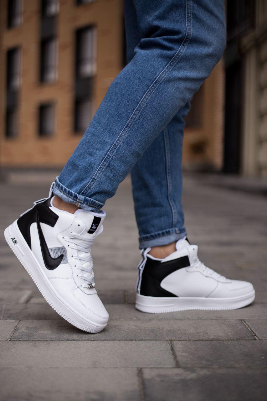 Nike Air Force 1 Black White v2