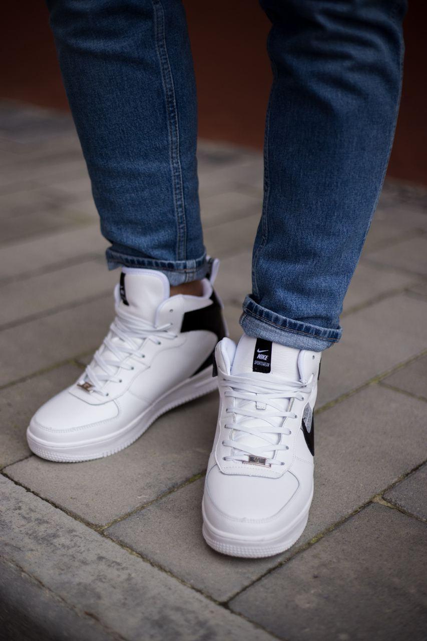 Nike Air Force 1 Black White v2
