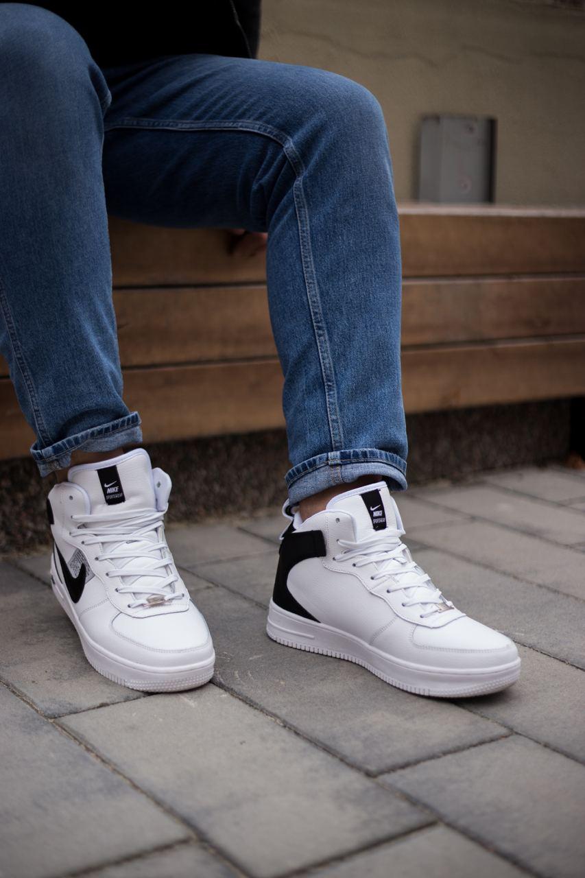 Nike Air Force 1 Black White v2