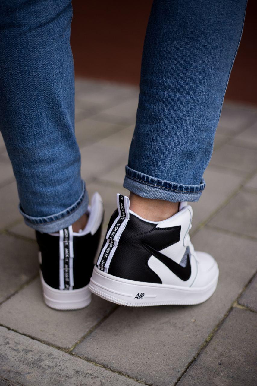 Nike Air Force 1 Black White v2