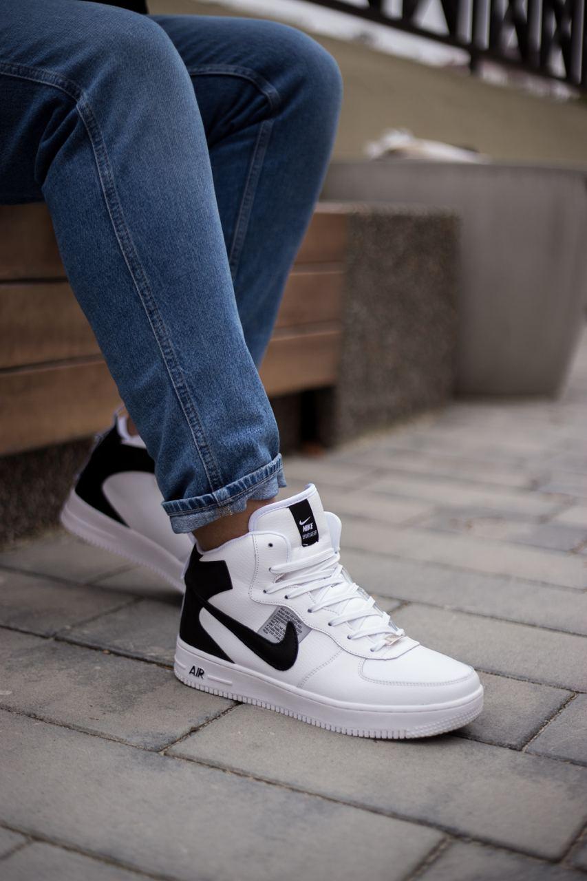 Nike Air Force 1 Black White v2