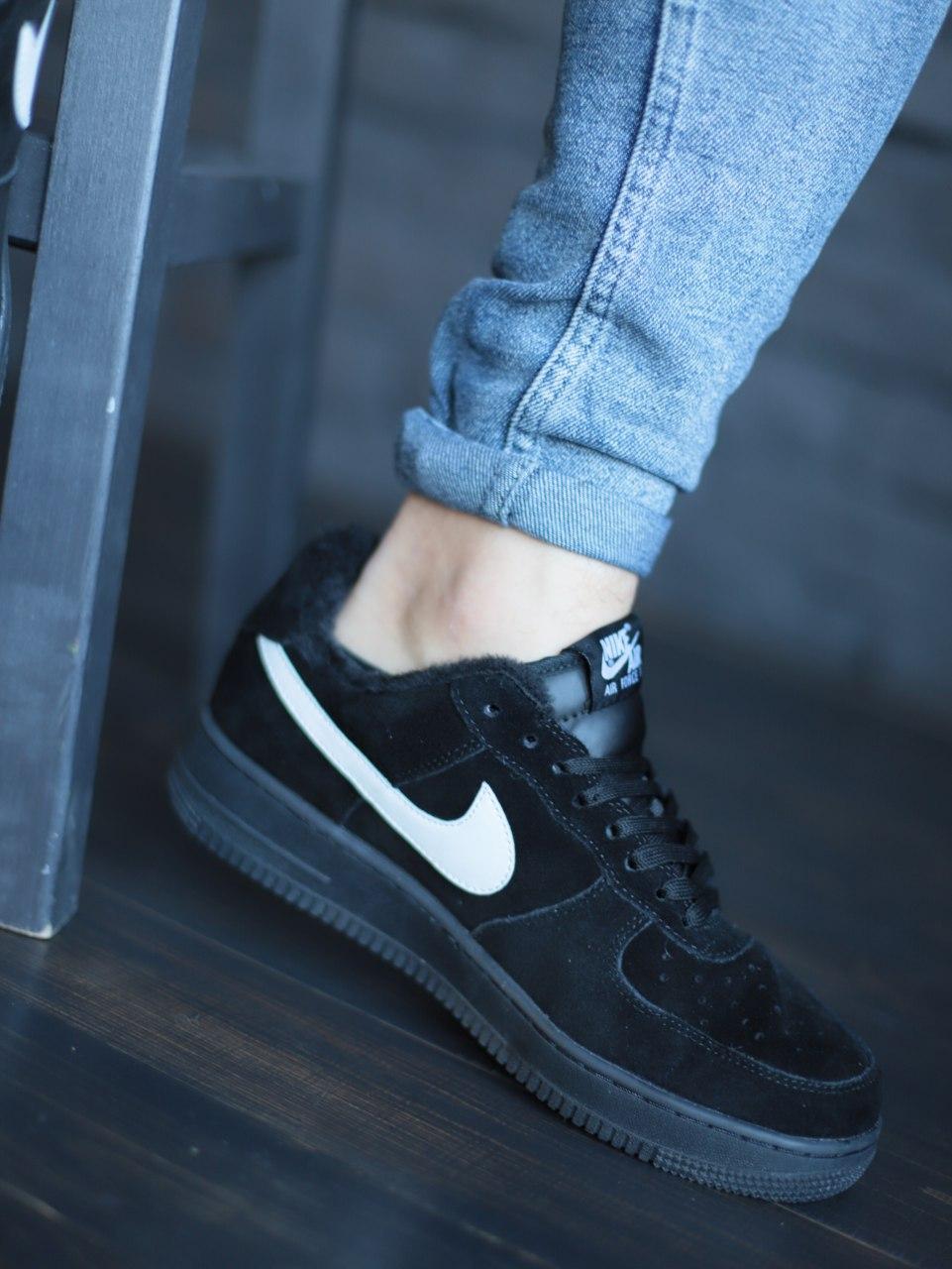 Nike Air Force 1 Black «White Logo»