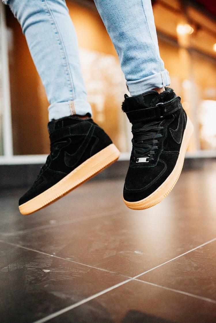 Nike Air Force 1 High Black Gum