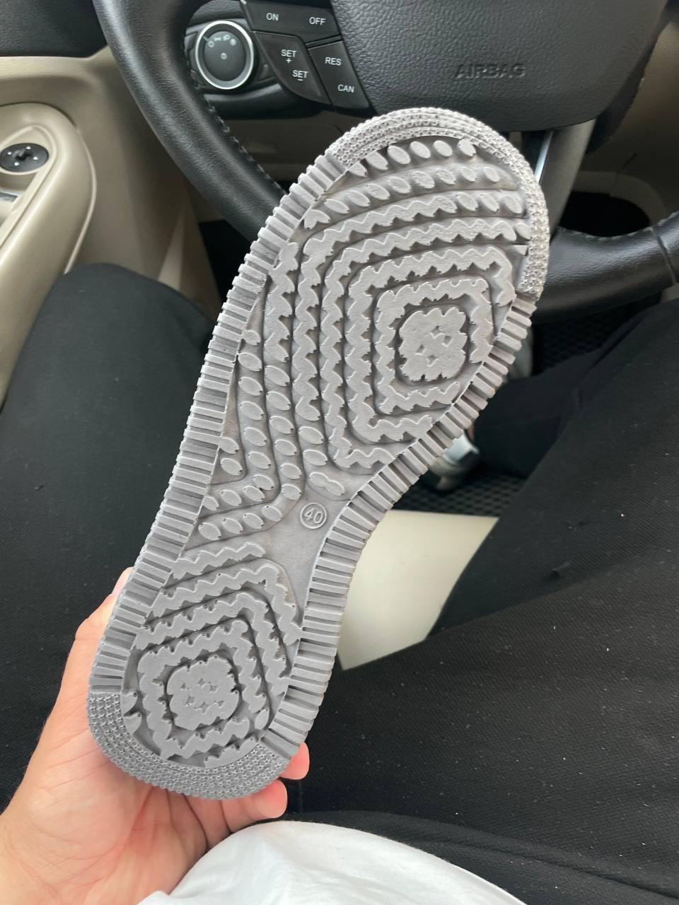 Nike Air Force 1 Grey Black Winter