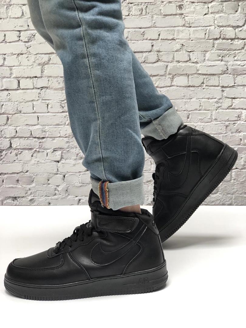 Nike Air Force High Winter Black