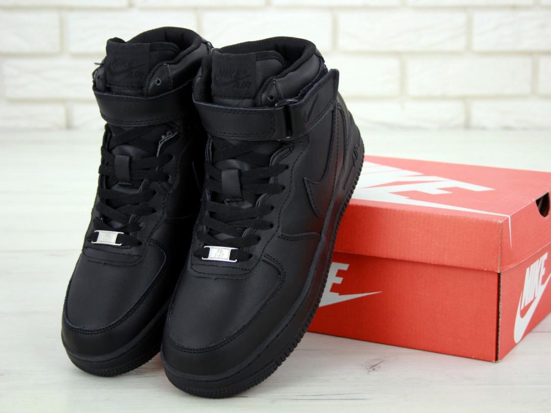 Nike Air Force High Winter Black