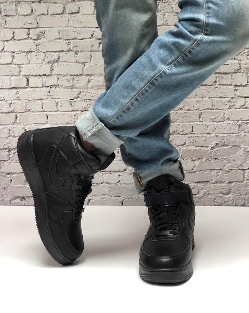 Nike Air Force High Winter Black