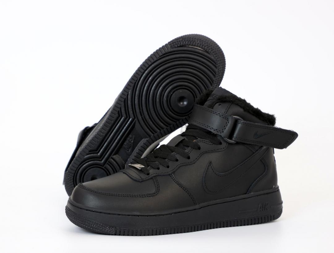 Nike Air Force High Winter Black