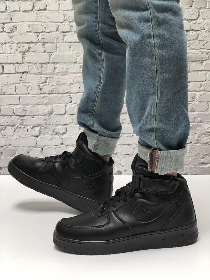 Nike Air Force High Winter Black